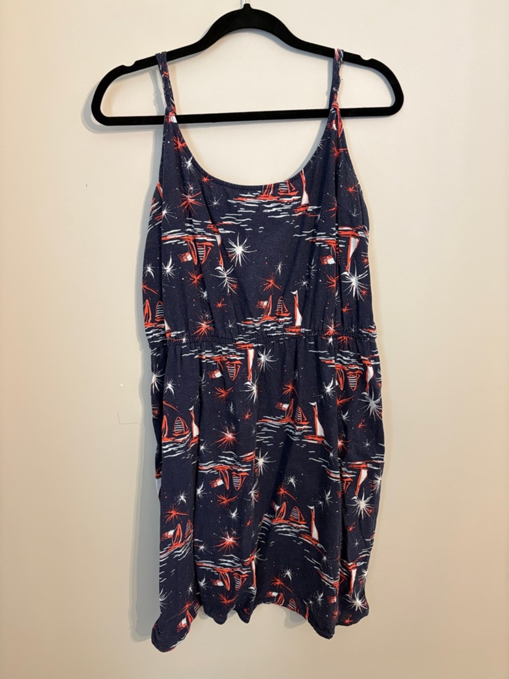 Old Navy Sailboat Print Spaghetti Strap Sundress